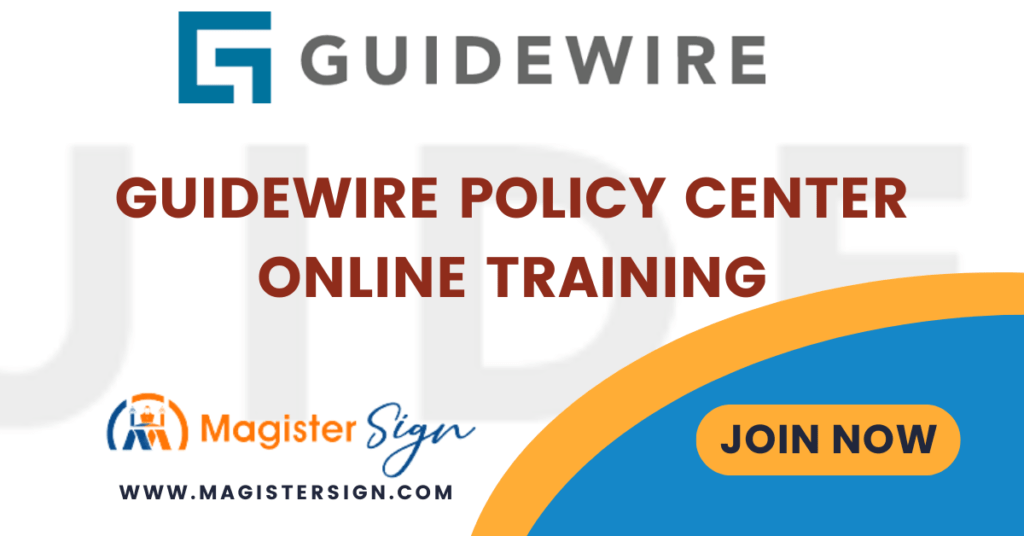 Guidewire Policy Center online training