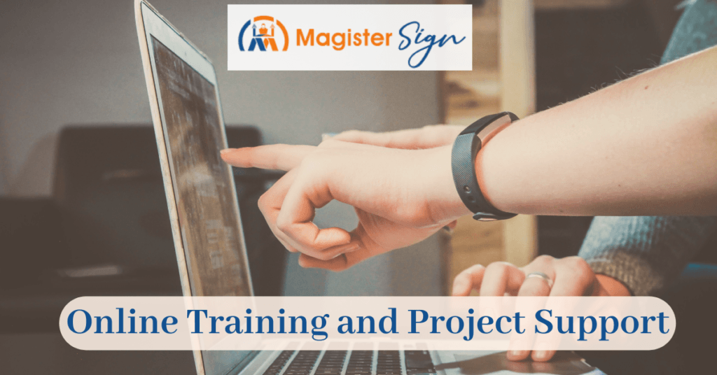Online training and project support